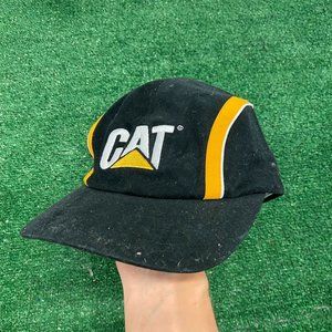 CAT Caterpillar Racing Vintage 6 Panel Hat
